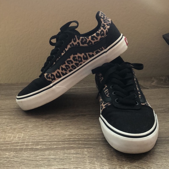 Vans Black Cheetah Sneakers - Picture 3 of 6